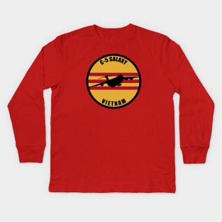 C-5 Galaxy Vietnam Patch Kids Long Sleeve T-Shirt